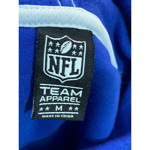 Indianapolis Colts NFL apparel size medium blue hoodie Pullover side zip pockets - Picture 5 of 10